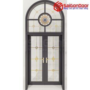 Cửa Nhôm Vân Gỗ SGD-CNVG-21