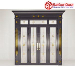 Cửa Nhôm Vân Gỗ SGD-CNVG-35