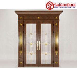 Cửa Nhôm Vân Gỗ SGD-CNVG-39