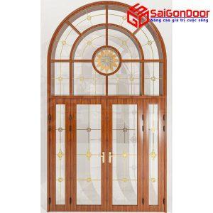 Cửa Nhôm Vân Gỗ SGD-CNVG-51