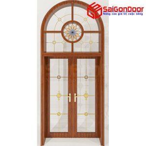 Cửa Nhôm Vân Gỗ SGD-CNVG-52