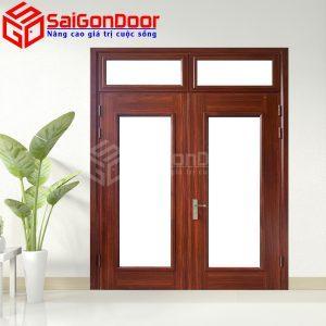 Cửa Thép Vân Gỗ SGD-KM.TVG-2C-10