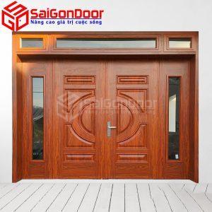 Cửa Thép Vân Gỗ SGD-KM.TVG-4C.14