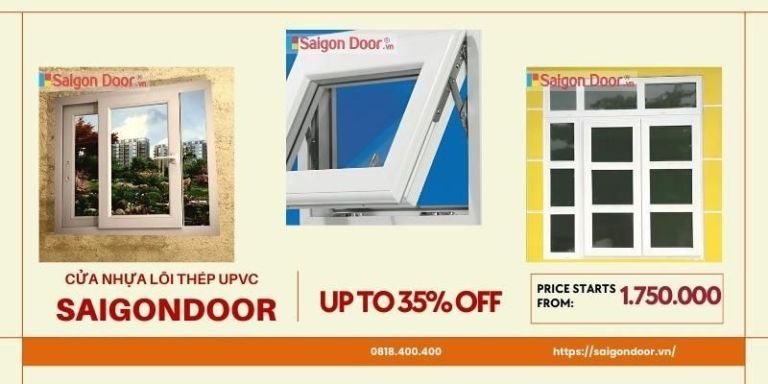 Bảng Báo Giá Cửa Nhựa Lõi Thép uPVC Tận Xưởng Mới Nhất 2025 16 Bảng báo giá cửa nhựa lõi thép uPVC chất lượng