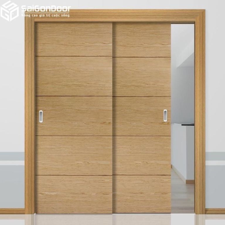 Cửa cánh trượt lùa phù hợp với nhiều vị trí lắp đặt 