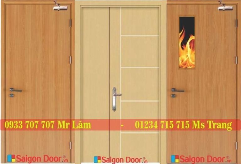 Cửa Gỗ Chống Cháy Đẹp 3 Cửa Gỗ Chống Cháy Đẹp