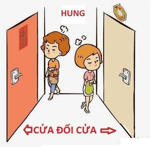 Cửa đối Cửa Đại Kỵ Và Cách Hóa Giải 5 cửa đối cửa
