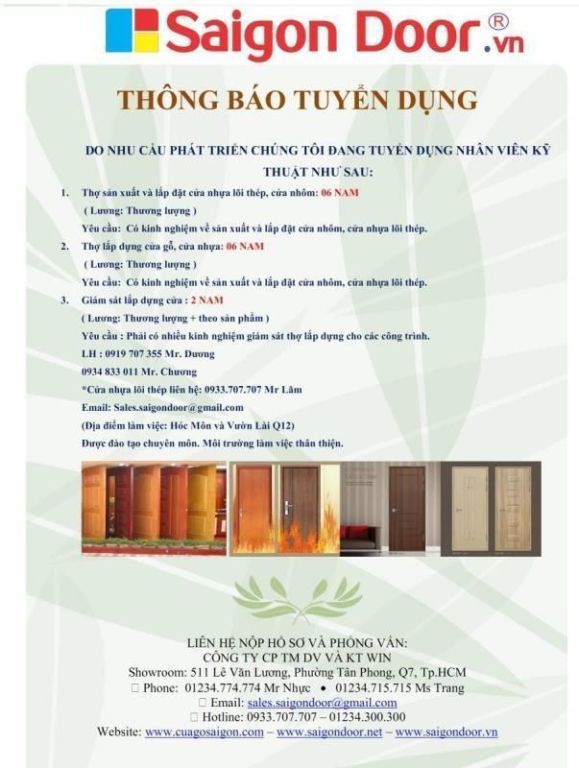 Thông báo tuyển dụng nhân viên kỹ thuật 2 tuyen-dung-ky-thuat