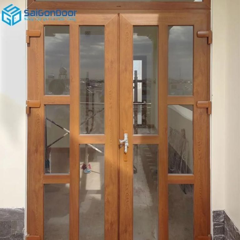 Bảng Báo Giá Cửa Nhựa Lõi Thép uPVC Tận Xưởng Mới Nhất 2025 20 Mẫu cửa được thiết kế với vân gỗ