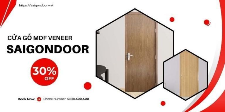 Mẫu cửa vân gỗ tự nhiên hiện đại 