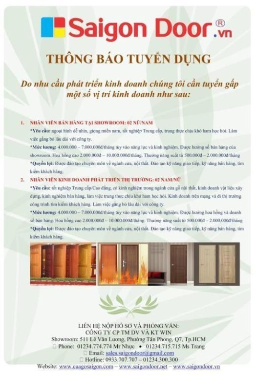 Thông Báo Tuyển Dụng Nhân Viên Kinh Doanh 2 170326-tuyen-dung