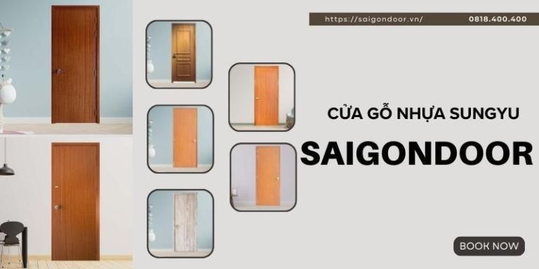 Báo Giá 50+ Cửa Nhựa Gỗ Sungyu Rẻ Nhất Từ 2.950.000đ/Bộ 40 Chống chịu nước tuyệt đối khi lắp đặt