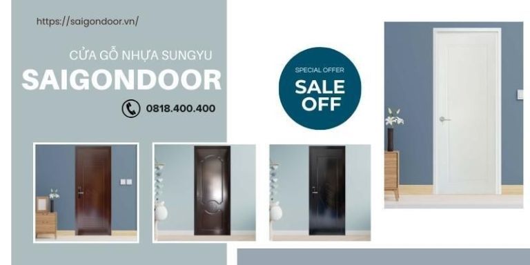 Báo Giá 50+ Cửa Nhựa Gỗ Sungyu Rẻ Nhất Từ 2.950.000đ/Bộ 42 Thích ứng với kích thước ô tường