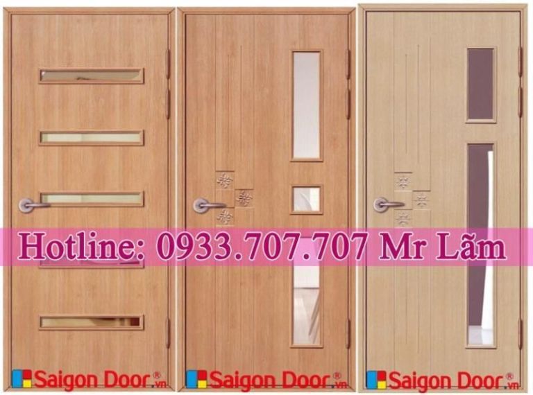 Cửa Nhựa Giả Gỗ Giá Rẻ TPHCM - SaiGonDoor 4 Cửa Nhựa Giả Gỗ tại Showroom Saigondoor.vn 01296.901.901
