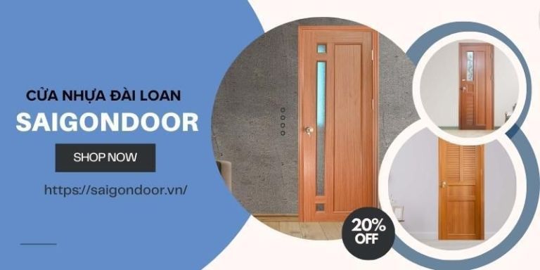 Cửa nhựa đúc Đài Loan phổ biến 