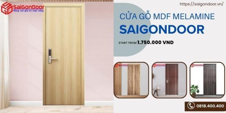 Cửa Gỗ MDF Melamine - Báo Giá 12/2024 Và Địa Chỉ Mua Uy Tín 16 Tìm hiểu chung về mẫu cửa gỗ MDF Melamine