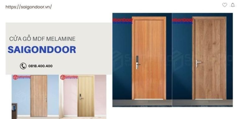 Cửa Gỗ MDF Melamine - Báo Giá 12/2024 Và Địa Chỉ Mua Uy Tín 20 Ưu điểm của các sản phẩm khi sử dụng