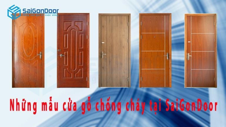 Công dụng của cửa gỗ chống cháy 10 Những mẫu cửa gỗ chống cháy tại SaiGonDoor
