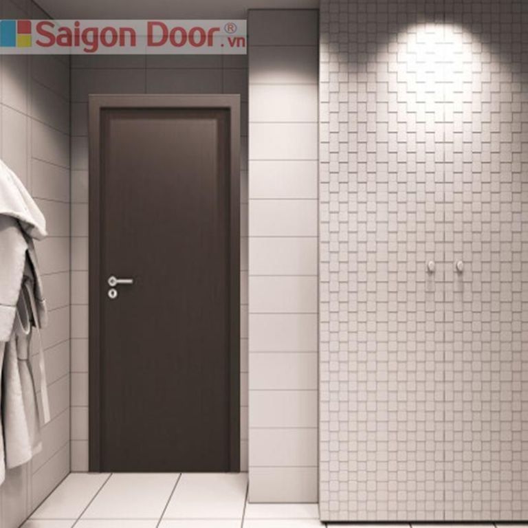 Có nên dùng cửa gỗ phòng tắm hay không? 7 cua go phong tam saigon door