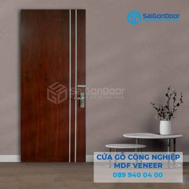 Cửa gỗ công nghiệp MDF Veneer giá chỉ 1.600.000 đồng 12 Cua go CN MDF veneer P1L1