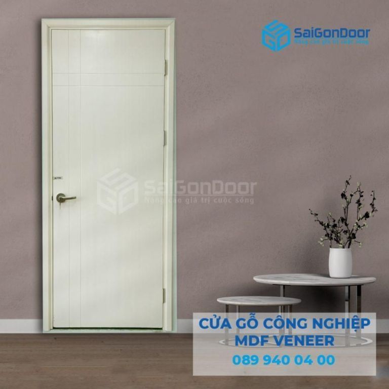 Cửa gỗ công nghiệp MDF Veneer giá chỉ 1.600.000 đồng 9 Cua go CN MDF veneer P1R4 C1 1