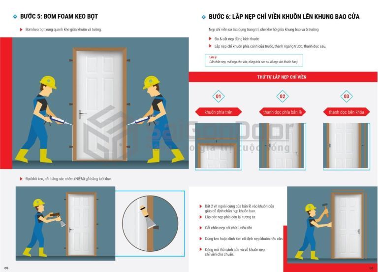 8 Bước hướng dẫn thi công cửa gỗ và nhựa khung T chuẩn 10 Huong-dan-thi-cong-cua-go-va-nhua-Khung-T-watermark-04