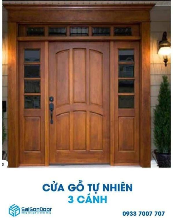 3 mẫu cửa gỗ cổ điển đẹp cho biệt thự. 11 cua go 3 canh