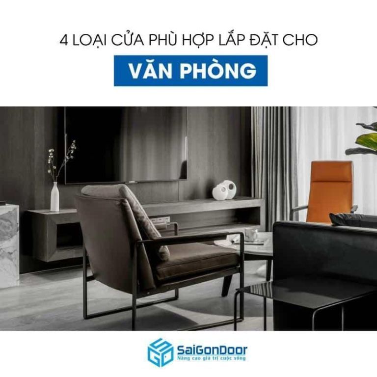 4 LOẠI CỬA PHÙ HỢP LẮP ĐẶT CHO VĂN PHÒNG 11 4 loại cửa phù hợp lắp đặt cho văn phòng