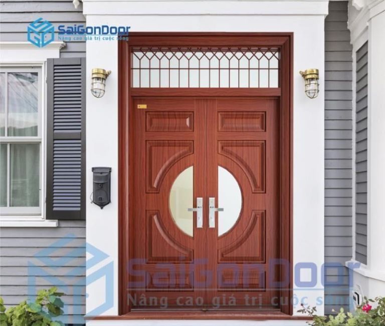 Top 10 mẫu cửa thép vân gỗ cao cấp giá rẻ từ 2.500.000VND/m2 7 cua-thep-van-go-cao-cap-gia-re-1