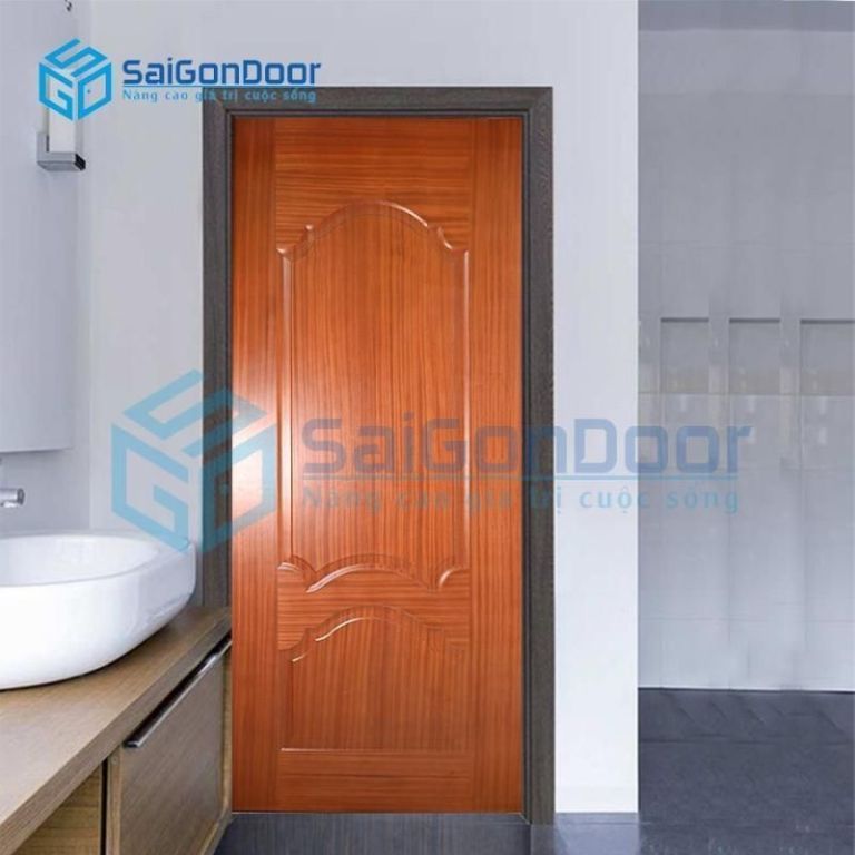 Cửa Gỗ HDF Veneer V2A-SAPELE 4 HDF.V2A SAPELE 1