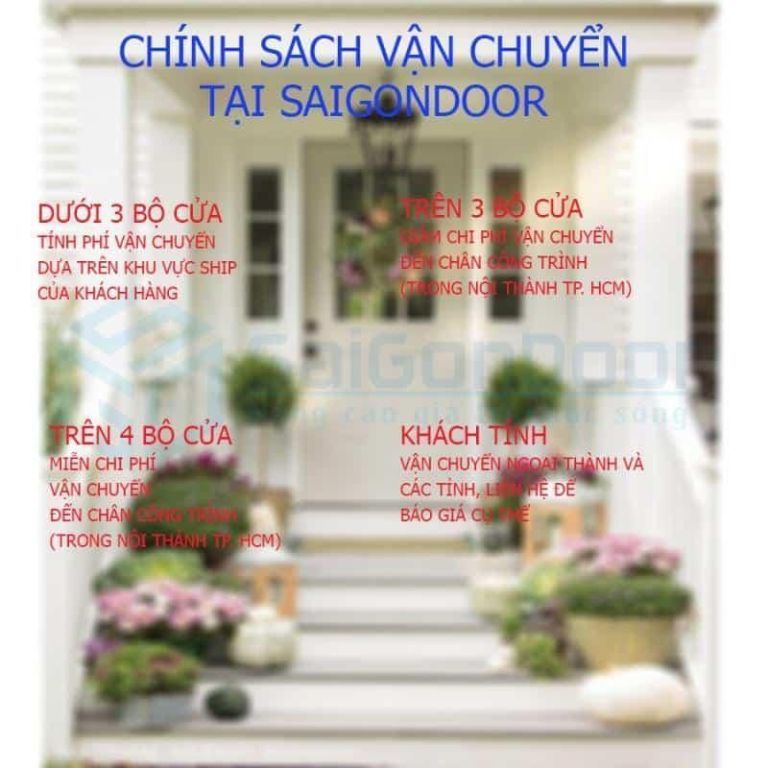 CẬP NHẬP BÁO GIÁ CỬA GỖ CÔNG NGHIỆP HDF MỚI NHẤT NĂM 2023 14 Chính sách vận chuyển cửa gỗ công nghiệp HDF