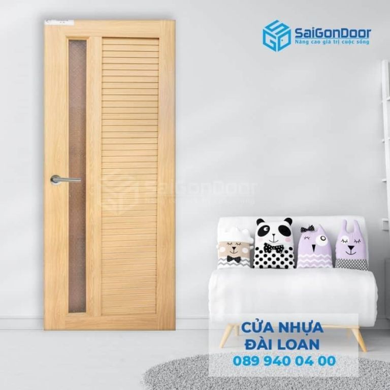 3 loại cửa nhà tắm thông dụng. 10 Cua nhua Dai Loan YA 13