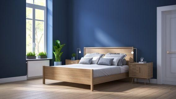 Cách bố trí giường theo cấu trúc cửa trong nhà 14 modern interior bedroom