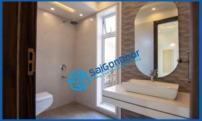 3 loại cửa nhà tắm thông dụng. 15 cua nhom cho nha ve sinh