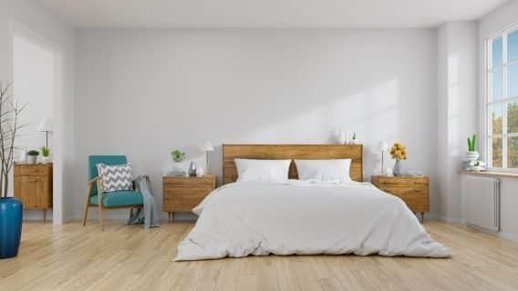 Cách bố trí giường theo cấu trúc cửa trong nhà 15 scandinavian interior bedroom concept design