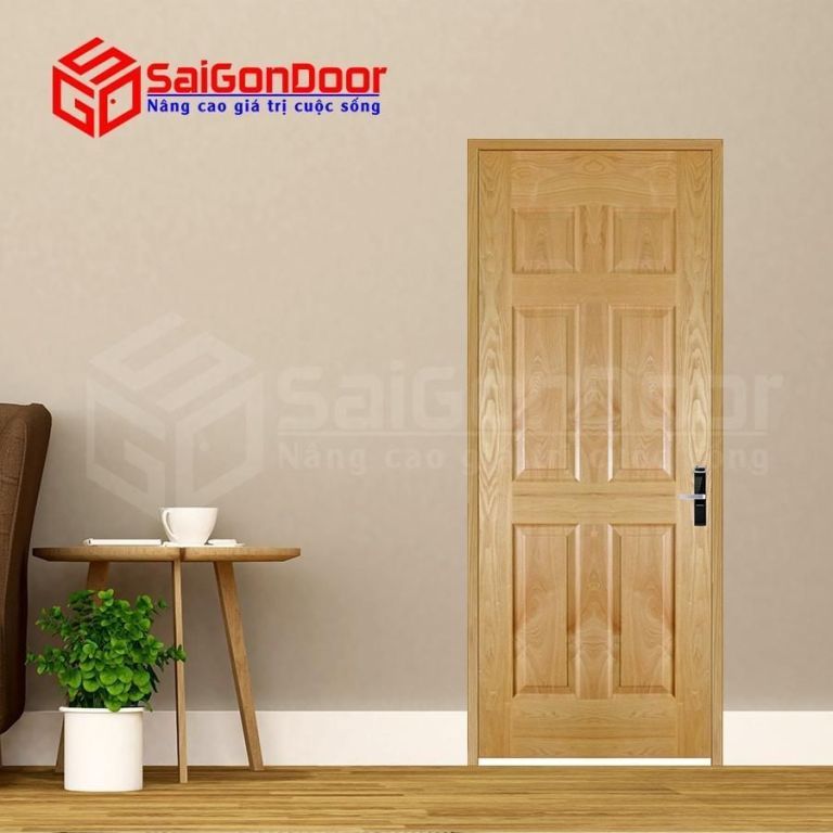 Cửa Gỗ HDF veneer 6A – Ash 5 Cửa Gỗ HDF veneer 6A – Ash