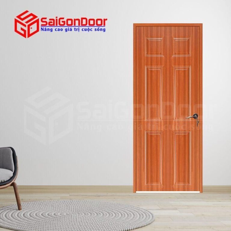 Cửa Gỗ HDF veneer 6A – Căm Xe 19 Cửa Gỗ HDF veneer 6A – Căm Xe