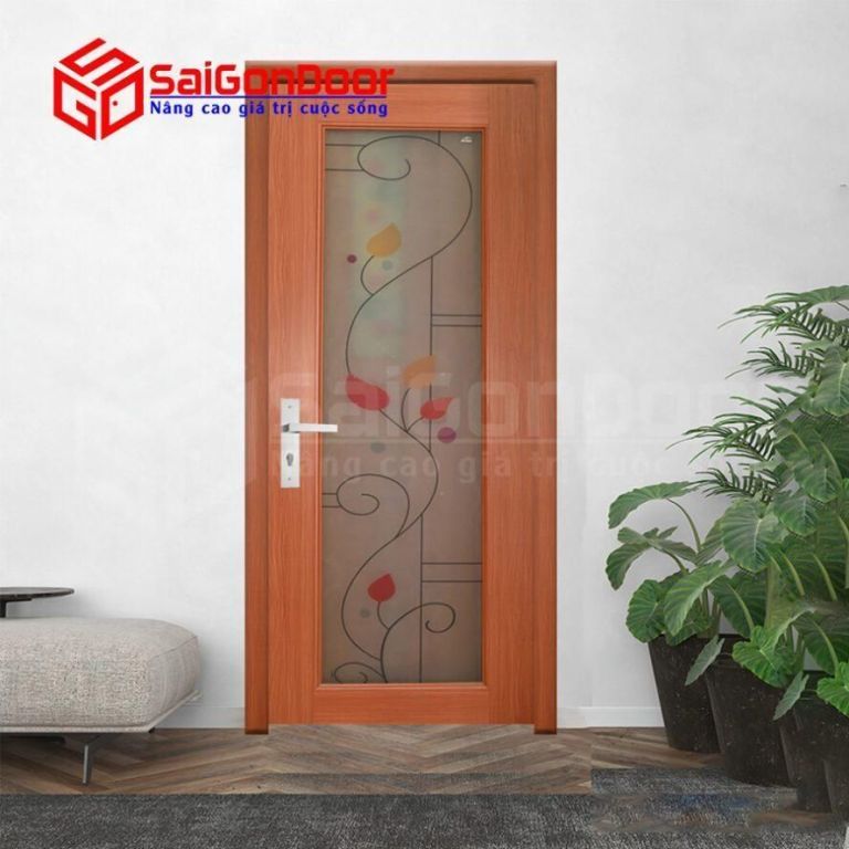 CỬA NHỰA CAO CẤP GIẢ GỖ 17 Cửa nhựa giả gỗ cao cấp YY-80
