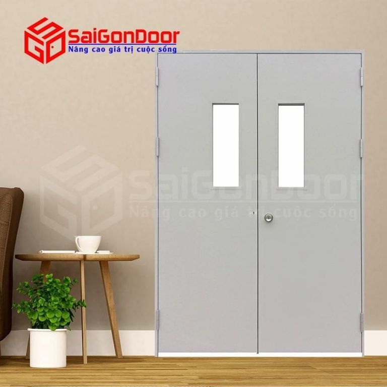 Cửa Thép Chống Cháy TCC-P3G2 5 Cửa Thép Chống Cháy TCC-P3G2