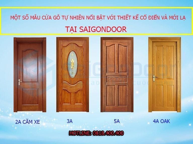 Cửa gỗ tự nhiên vẻ đẹp hoàn hảo cho ngôi nhà bạn 12 Những mẫu cửa gỗ tự nhiên nổi bật tại SaiGonDoor