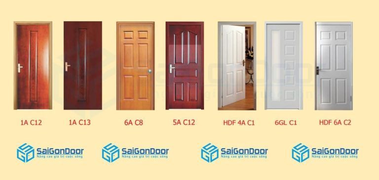 Những mẫu cửa phòng ngủ đẹp và bán chạy đầu năm 2023 25 Những mẫu cửa HDF màu sơn đang Hot tại SaiGonDoor