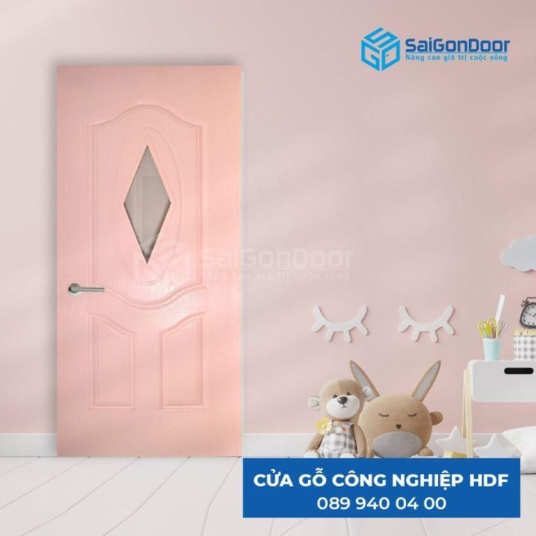 Cửa thông phòng bằng cửa gỗ công nghiệp HDF Cửa thông phòng bằng cửa gỗ công nghiệp HDF