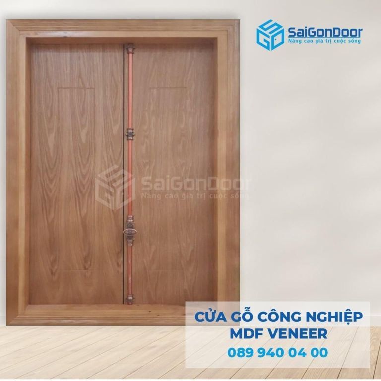 Những điều cần biết về Cửa gỗ MDF giá rẻ 16 Cua go MDF Veneer CUA SO 2 CANH