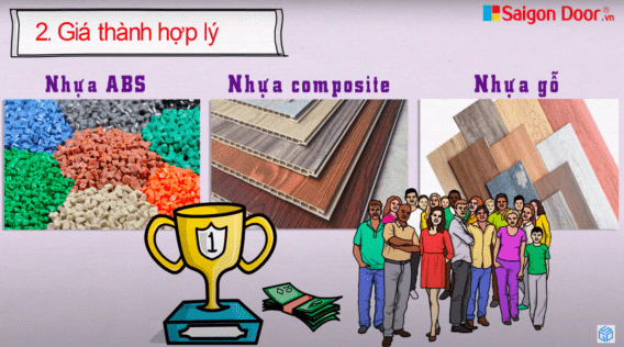 Cửa gỗ công nghiệp và cửa nhựa cao cấp - SAIGONDOOR 15 Hình ảnh minh hoạ