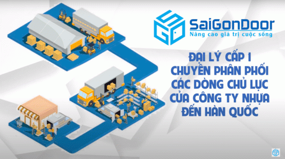 Cửa nhựa ABS Hàn Quốc cao cấp uy tín trên toàn quốc 14 Mô hình đại lí của SAIGON