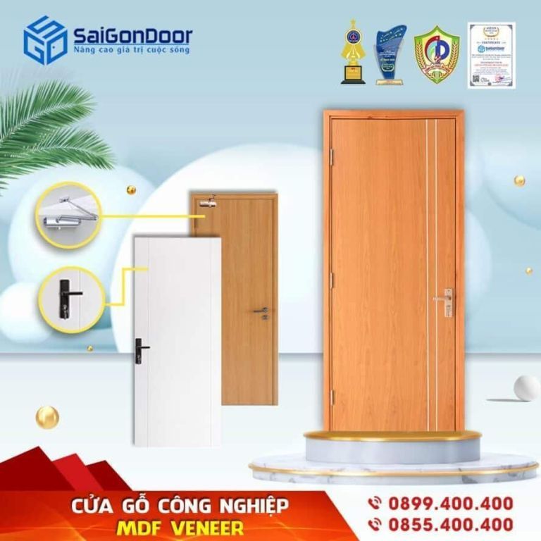 Cửa gỗ MDF cao cấp có 2 loại: cửa gỗ MDF Veneer và cửa gỗ MDF Melamine cao cấp: Cửa gỗ MDF cao cấp có 2 loại: cửa gỗ MDF Veneer và cửa gỗ MDF Melamine cao cấp: