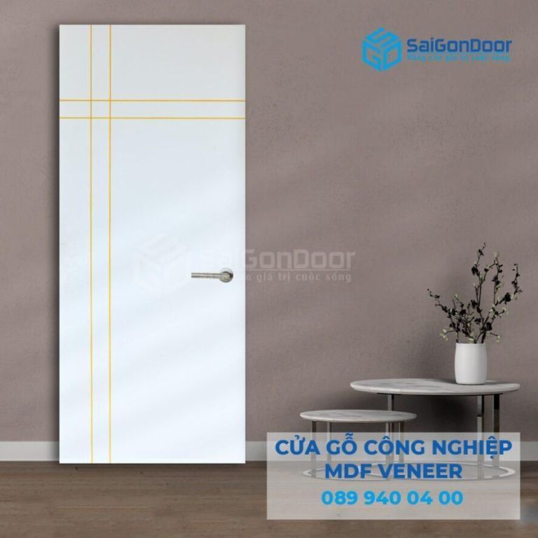 Đơn giá cửa MDF Veneer là 1.800.000đ/m2 Báo giá cửa cửa gỗ phòng ngủ mdf veneer