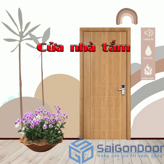 Cửa nhựa gỗ composite là gì? Những điều cần biết về cửa composite 6 Cua nhua composite SGD106 M11 cuanhatam