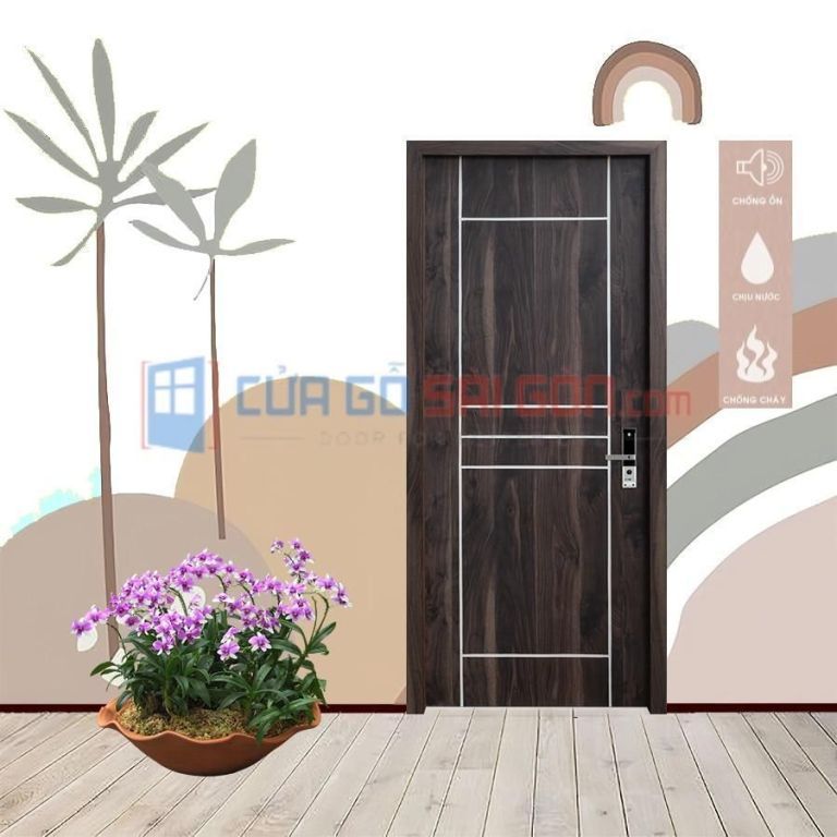 Cửa nhà vệ sinh gỗ Hàn Quốc Cửa nhà vệ sinh gỗ Hàn Quốc