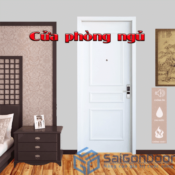 Cửa nhựa gỗ composite là gì? Những điều cần biết về cửa composite 7 Cua nhua composite SGD140 M12 cuaphongngu